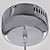  Modern Chandelier with 5 lights (Aluminum Shade)