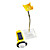  0.08W Solar Powered LED Table Light in Yellow