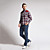  Elegant Man England Lattice Shirt