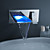  Sprinkle® - Farbwechsel LED Wasserfall Waschbecken Wasserhahn (Wandmontage)