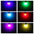  E27 10W RGB Light Remote Controlled LED Ball Bulb (85-265V)