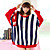  fashion ons vlag print los breiwerk