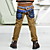 Trendy Cotton Color Block Long Jean