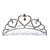  Shining Rhinestones Wedding Jewelry Set,Including Necklace,Tiara And Earrings