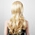  Capless extra lange hoge kwaliteit synthetische aard kijken licht blond krullend haar pruik