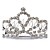  belo conjunto de jóias de strass casamento, incluindo colar, brincos e tiara