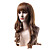  Capless Long Brown Curly Heat-resistant Fiber Wigs