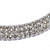  Shining Rhinestones Wedding Jewelry Set,Including Necklace,Tiara And Earrings