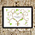  Personalized Fingerprint Painting - Flowers (Includes 6 Ink Colors, Frame Not Included)