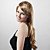  Capless Long Golden Blonde Silky Straight High Quality Synthetic Wig with Side Bang