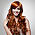  Capless Extra Long High Quality Synthetic Golden Brown Curly Hair Wigs 0988-J45 27-30