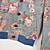  jaqueta masculina estande floral impressão gola