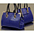  Women's Fake Crocodile Candy Color Tote