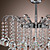  Lámpara Chandelier de Cristal con 5 Bombillas - TURLOCK