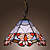  Tiffany Pendant Light with Butterfly Pattern