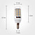  E14 7W 36x5050 SMD 700-750LM 2700-3200K Warm White Light LED Corn Bulb (85-265V)