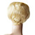  Capless 8 Inch Natural Curly 100% Indian Remy Hair Wig