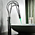  Contemporary Chrome Finish Single Handle LED Bathroom Sink Faucet(Tall)