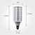  E27 15W 86x5050 SMD 1200-1260LM 2700-3200K Warm White Light LED Corn Bulb (220-240V)
