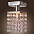  LICHFIELD - Lustre Mini Cristal Fini Chromé