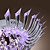  5 - Light Crystal Semi Flush Mount with Remote Control (G4 Bulb Base)
