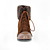  Leatherette Chunky Heel Ankle Boots With Lace-up Party / Evening Shoes (More Colors)