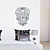  Aftagelige Skull Natur Wall Stickers