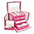  Butterfly Alligatoring Leatherette Ladies'Jewelry Box(More Colors)