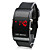  Moderno Reloj Pulsera Deportivo de Correa de Silicona e Indicadores LED - Unisex