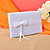  Wedding Collection Set in White Satin With Ribbons (5 Pieces)