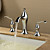  Sprinkle® by Lightinthebox - Solid Brass Chrome Finish Two Handles Widespread Bathroom Sink Faucet