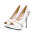  Gorgeous Leatherette Stiletto Heel Peep Toe With Zipper Party / Evening Shoes(More Colors)