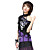  Sexy Cool Short Sleeve Strapless Cotton Punk Lolita T-shirt with Collar(2 Colors)