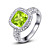  Gorgeous 925 Sterling Silver Platinum Plated Birthstone Ring(More Colors)