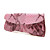  Women's Vintage Chain PU Leather Clutch Bag