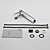  Chrome Finish Solid Brass Bathroom Sink Faucet (Tall)