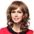  Capless Medium Curly 100% Human Hair Wigs