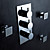  LED Wall Mount Thermostatic Chrome Shower Faucet with BodySprays (Chrome Finish)