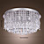 240W Crystal Flush Mount with 15 Lights in Round (G4 Bulb Base)