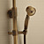  Antique Brass Tub Shower Faucet with 8 inch Shower Head + Hand Shower