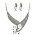  Gorgeous Alloy With Rhinestones Jewelry Set,Including Necklace And Earrings