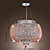  Artistic 6 - Light Crystal Pendant Lights with Glass Shade