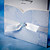  Elegant Blue Roses Tri-fold Wedding Invitation (Set of 50)