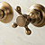  Antique Inspired Bathroom Sink Faucet (Polished Brass Finish)