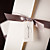  Simple Design Tri-folded Wedding Invitation With Grey Ribbon (Set of 50)