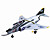  e-domodel f4 2.4g 6ch rc avião (rtf)