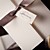  Simple Design Tri-folded Wedding Invitation With Grey Ribbon (Set of 50)