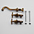  Antique Inspired Bathroom Sink Faucet (Polished Brass Finish)