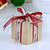  Square Ivory Favor Box With "Thank You" Ribbon (Set of 12)