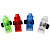  Colorful LED Laser Finger Light (4-Pack)